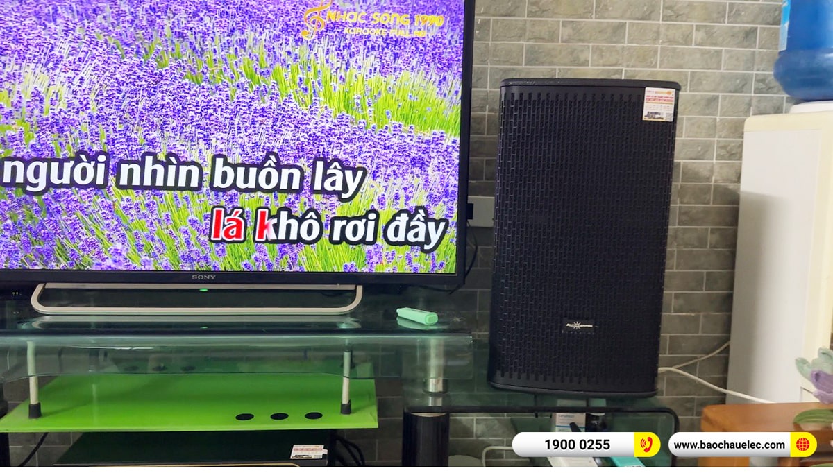 Lắp đặt d&agrave;n karaoke Audiocenter cho anh Hinh tại H&agrave; Nội