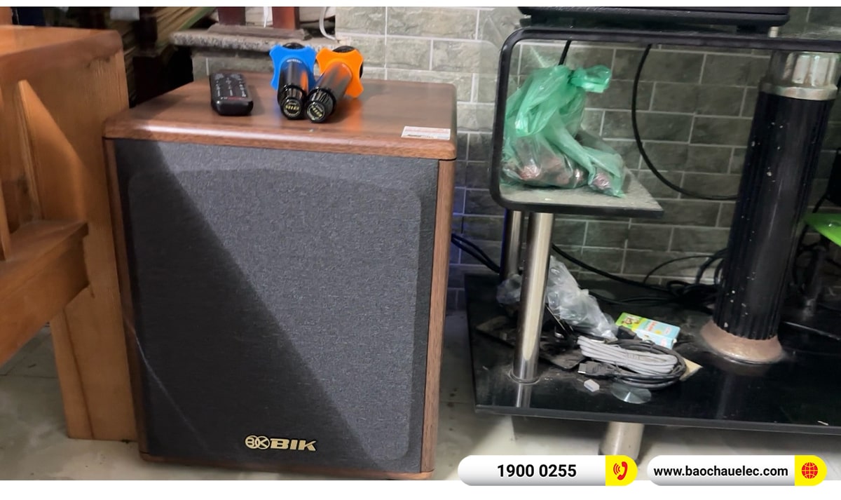 Lắp đặt d&agrave;n karaoke Audiocenter cho anh Hinh tại H&agrave; Nội