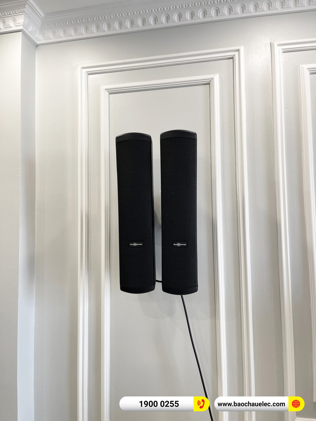 Lắp đặt d&agrave;n karaoke Audiocenter cho anh Quốc tại H&agrave; Nội
