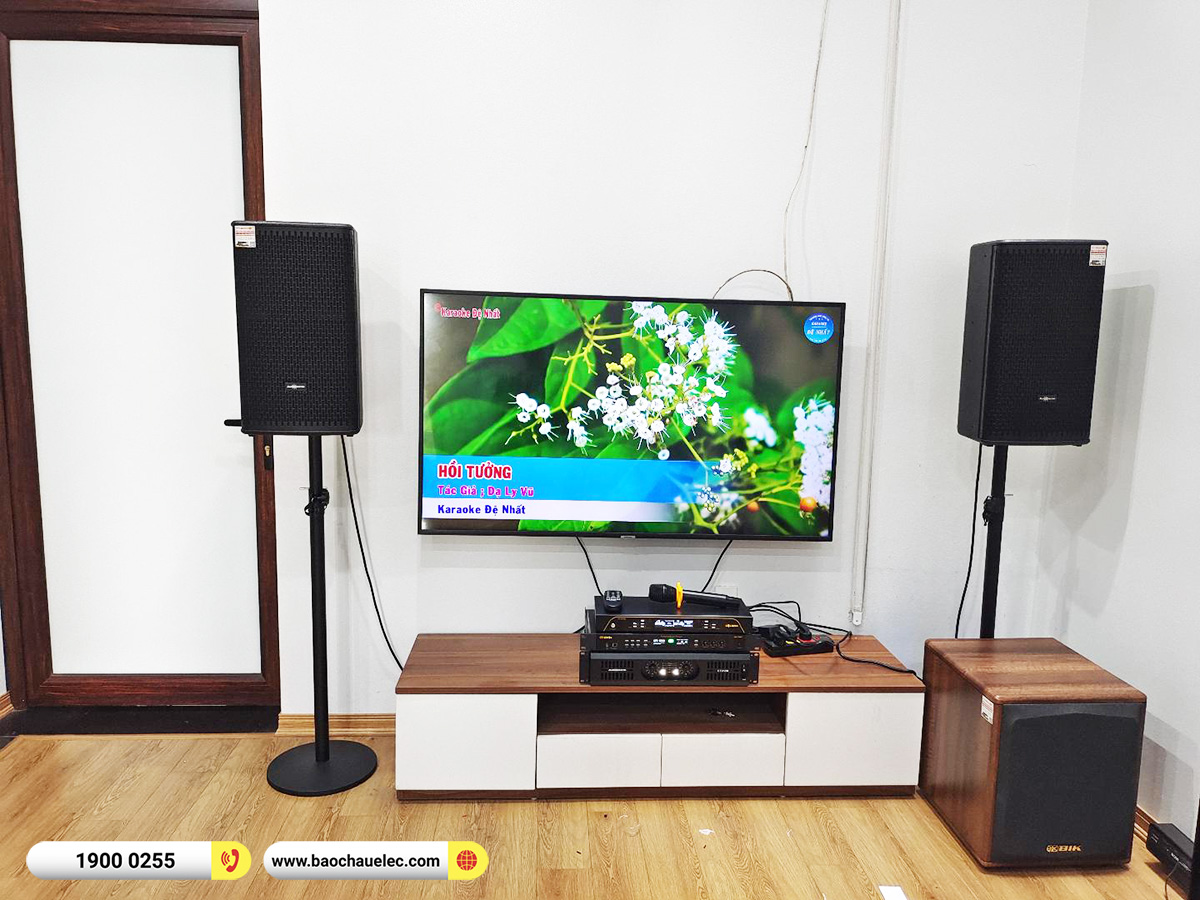 Lắp đặt d&agrave;n karaoke Audiocenter cho anh T&uacute; tại Th&aacute;i Nguy&ecirc;n 
