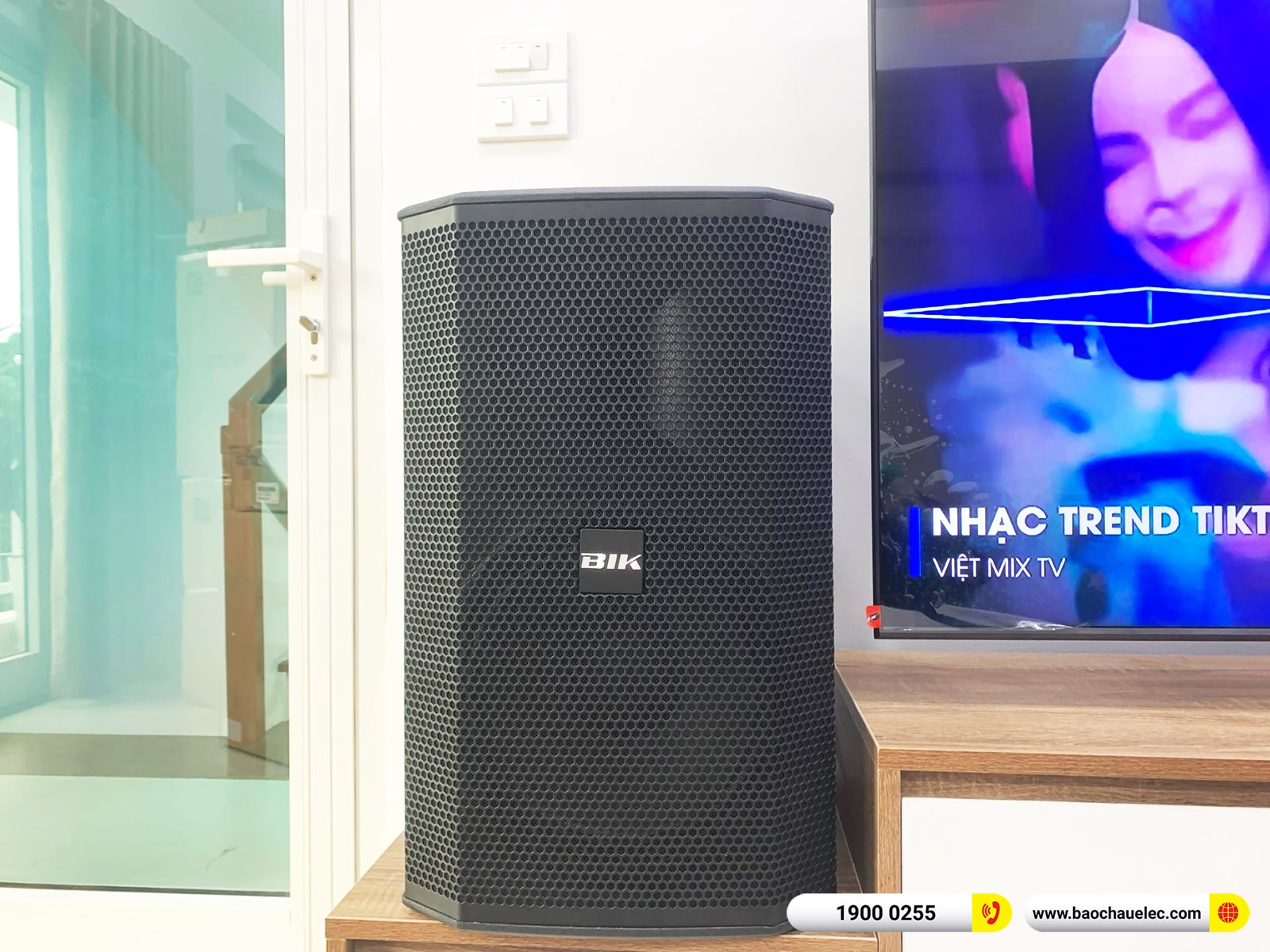 Lắp đặt dàn karaoke BIK hơn 45tr cho bác Phụng tại Hà Nội (BIK BSP 412II, VM820A, BPr-5600, SW815, BJ-U600)