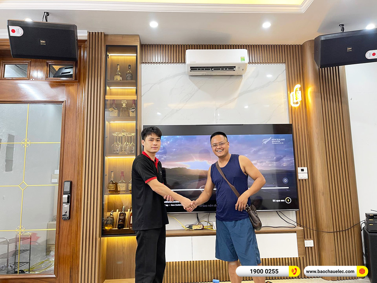 Lắp đặt d&agrave;n karaoke BIK hơn 49tr cho b&aacute;c Thoan tại H&agrave; Nội