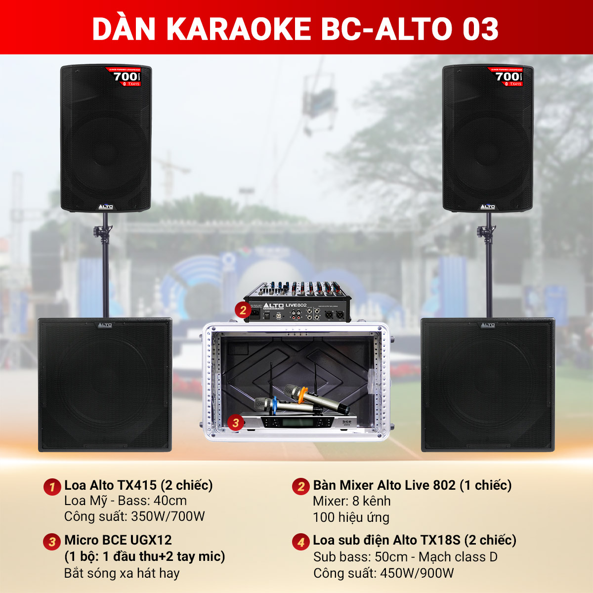 D&agrave;n karaoke BC-ALTO 03