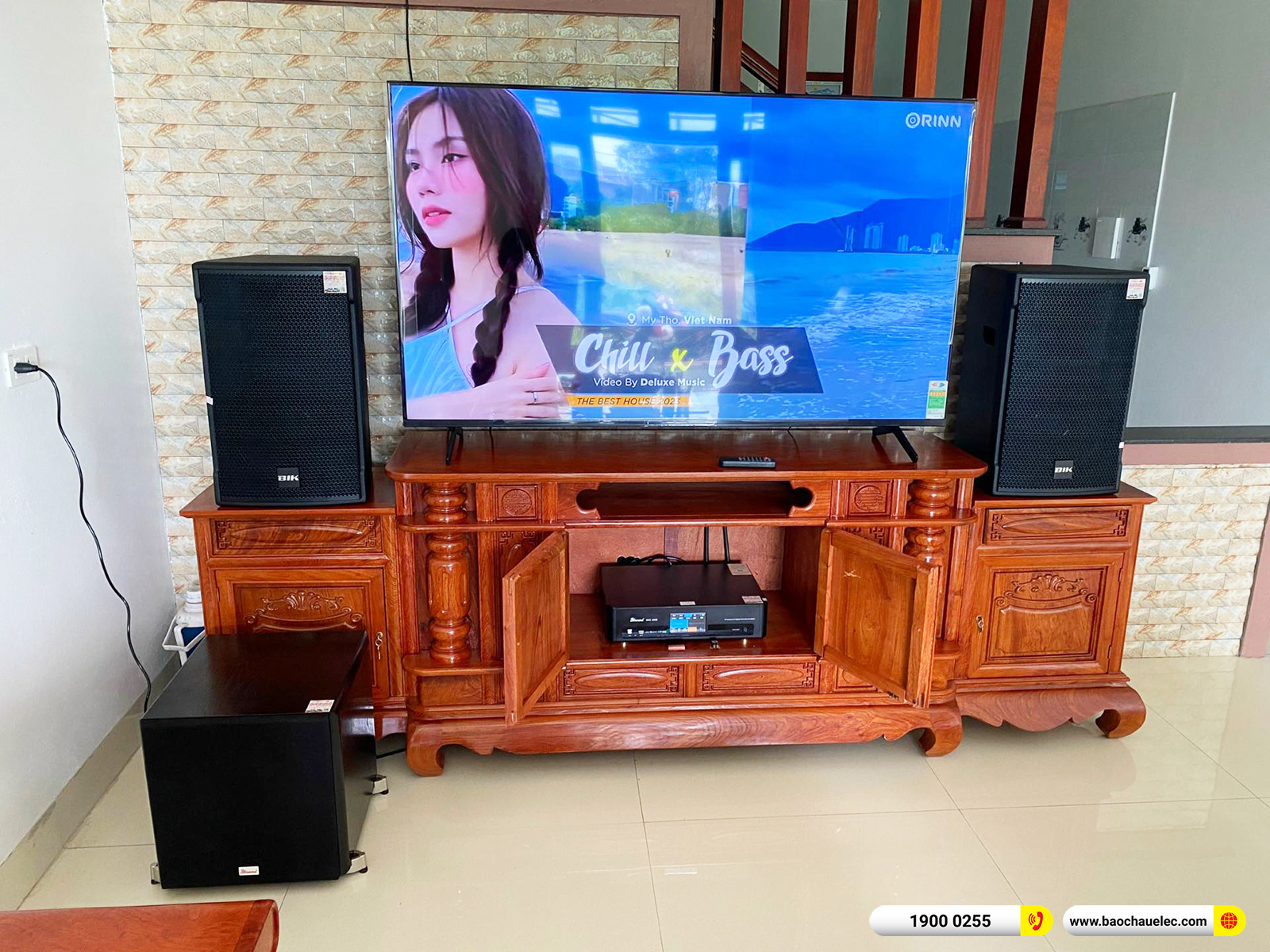 Lắp đặt d&agrave;n karaoke BIK hơn 28tr cho anh B&aacute; tại Bắc Ninh