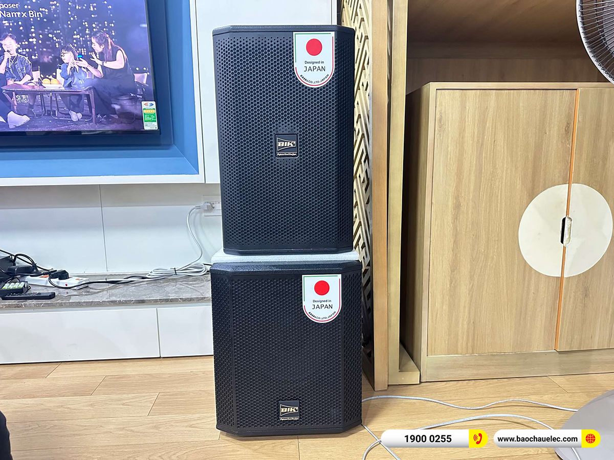 Lắp đặt d&agrave;n karaoke BIK hơn 43 triệu cho anh Chi tại H&agrave; Nội