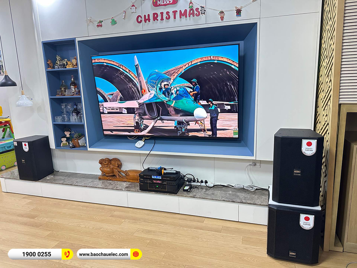 Lắp đặt d&agrave;n karaoke BIK hơn 43 triệu cho anh Chi tại H&agrave; Nội