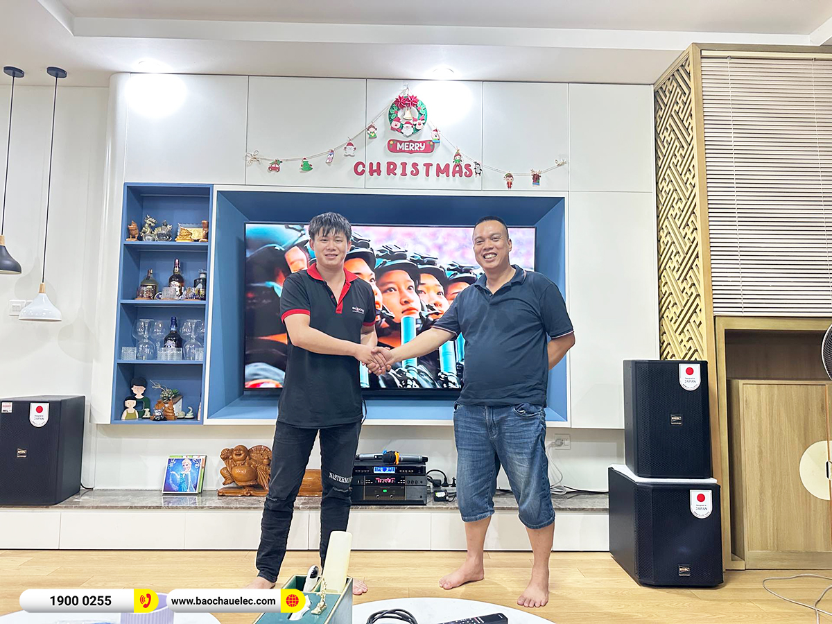 Lắp đặt d&agrave;n karaoke BIK hơn 43 triệu cho anh Chi tại H&agrave; Nội