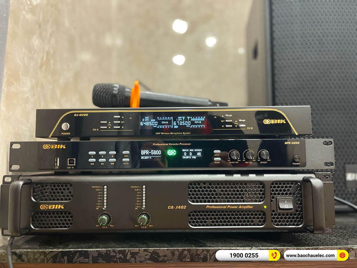 Lắp đặt dàn karaoke BIK hơn 37tr cho anh Công tại Đồng Nai