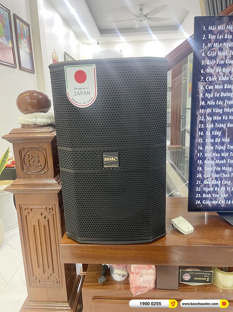 Lắp đặt d&agrave;n karaoke BIK hơn 40tr cho anh Cường tại H&agrave; Nội 