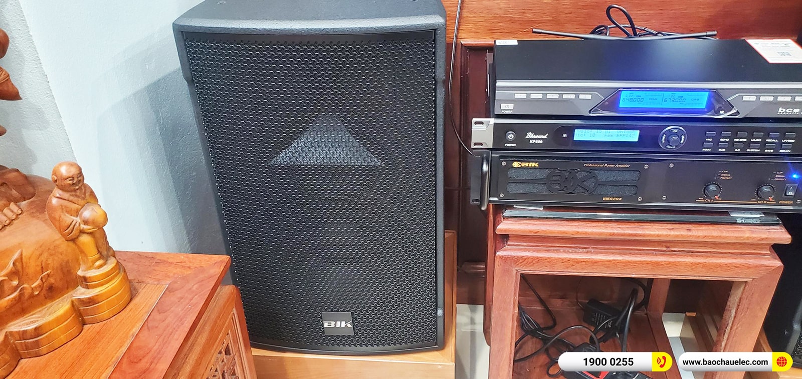 Lắp đặt d&agrave;n karaoke BIK gần 28tr cho anh Cường tại H&agrave; Nội 