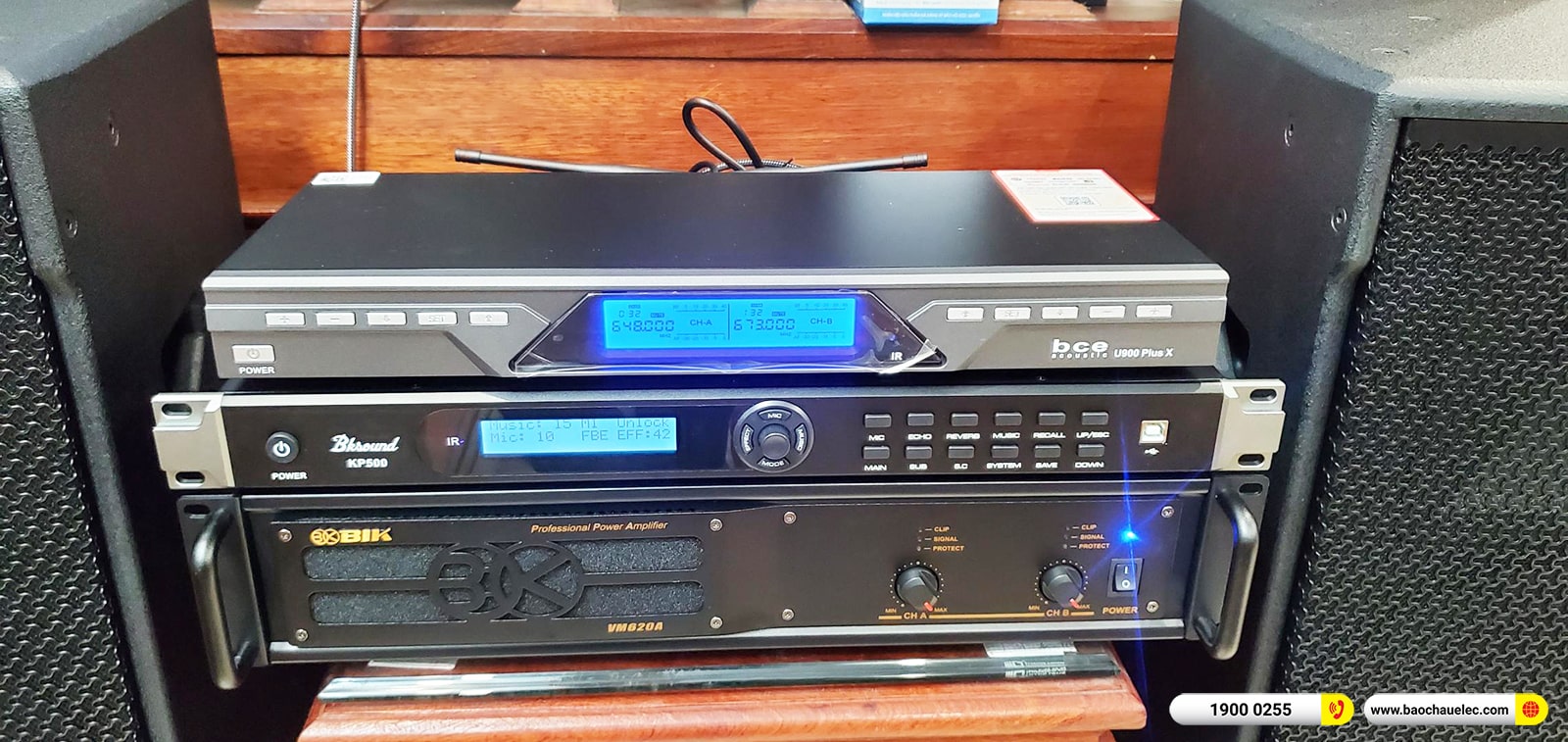 Lắp đặt d&agrave;n karaoke BIK gần 28tr cho anh Cường tại H&agrave; Nội 