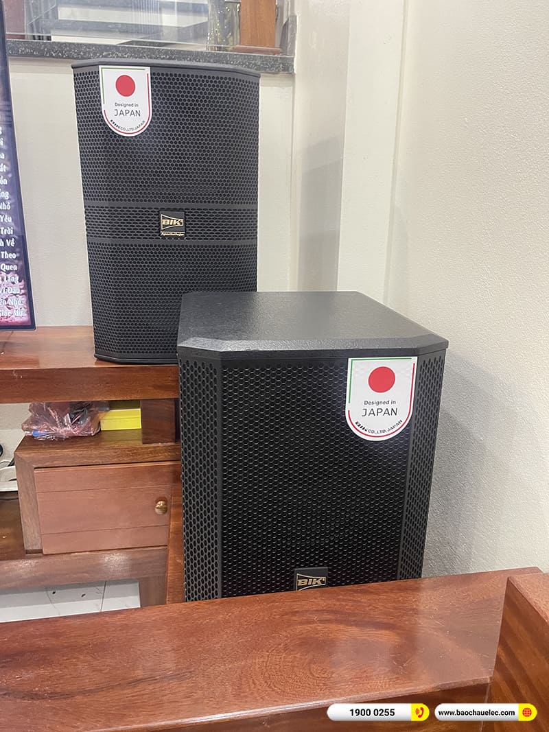 Lắp đặt d&agrave;n karaoke BIK hơn 40tr cho anh Cường tại H&agrave; Nội 