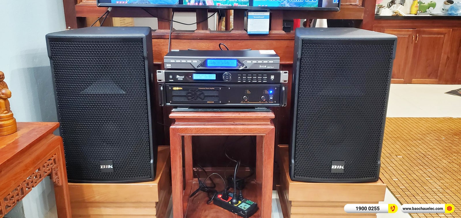 Lắp đặt d&agrave;n karaoke BIK gần 28tr cho anh Cường tại H&agrave; Nội 