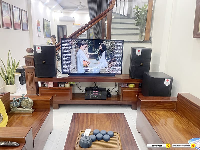 Lắp đặt d&agrave;n karaoke BIK hơn 40tr cho anh Cường tại H&agrave; Nội 