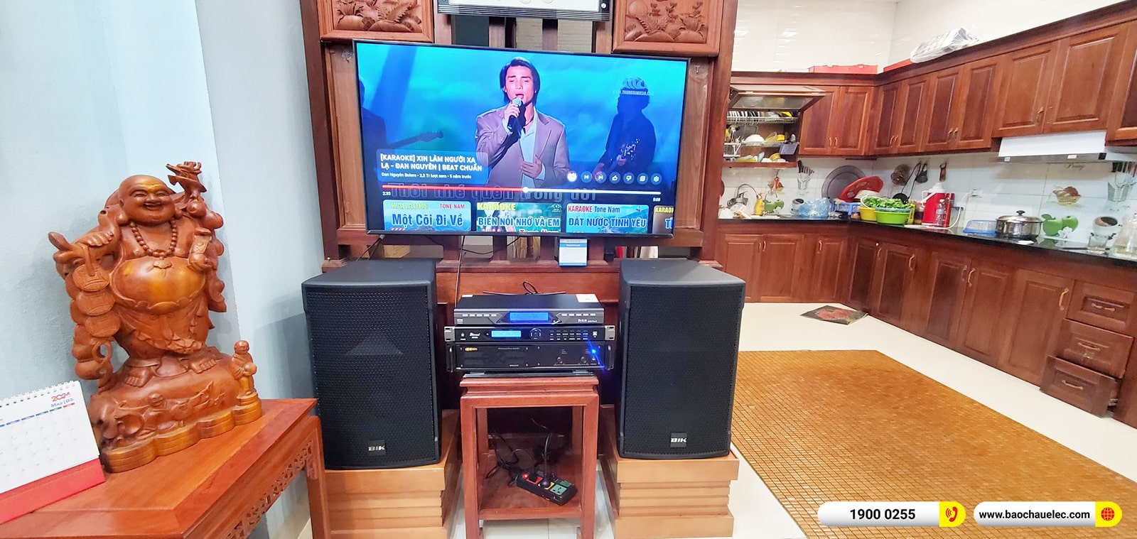 Lắp đặt d&agrave;n karaoke BIK gần 28tr cho anh Cường tại H&agrave; Nội 