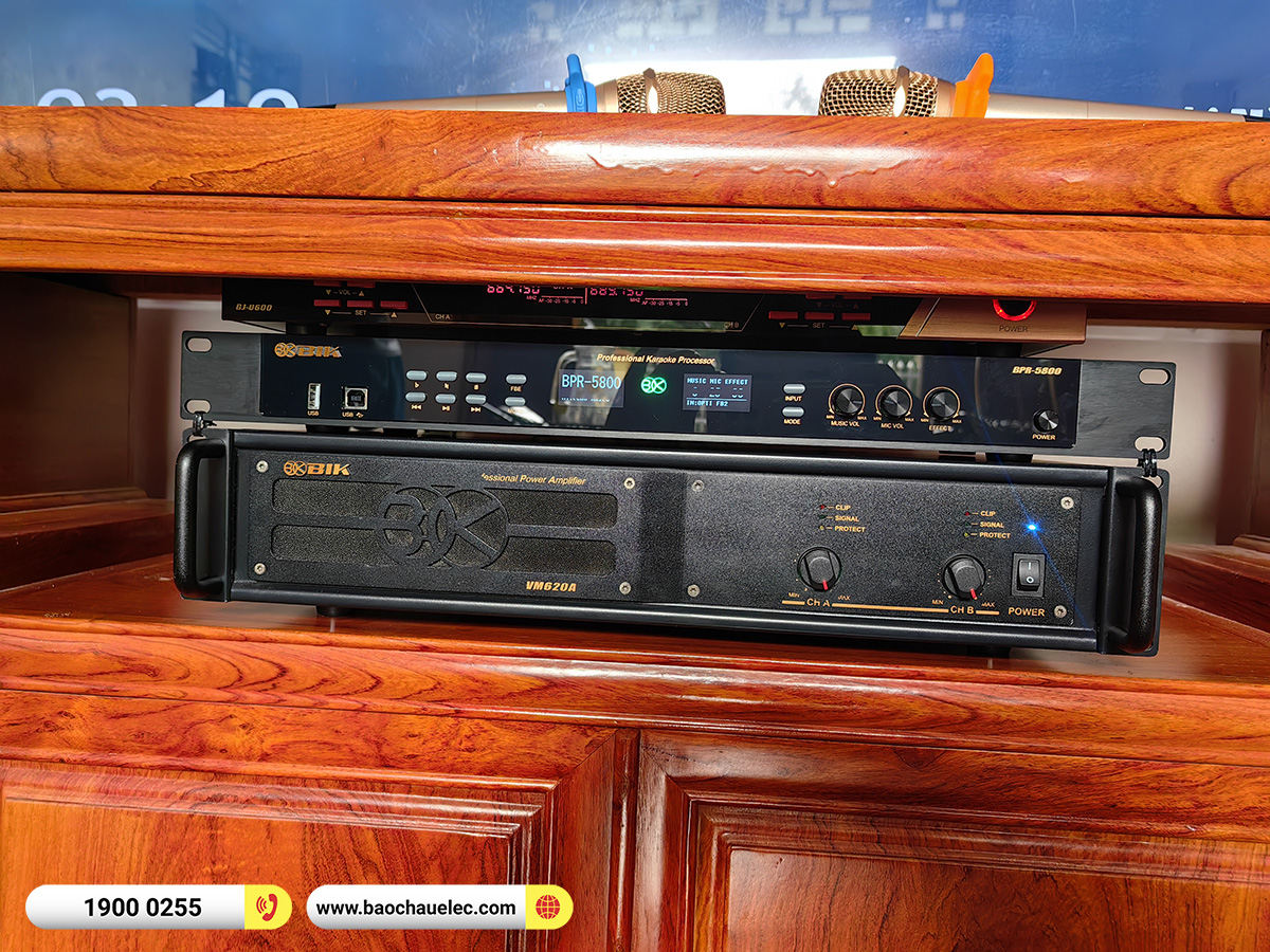 Lắp đặt dàn karaoke BIK hơn 40tr cho anh Đạo tại Hà Nam
