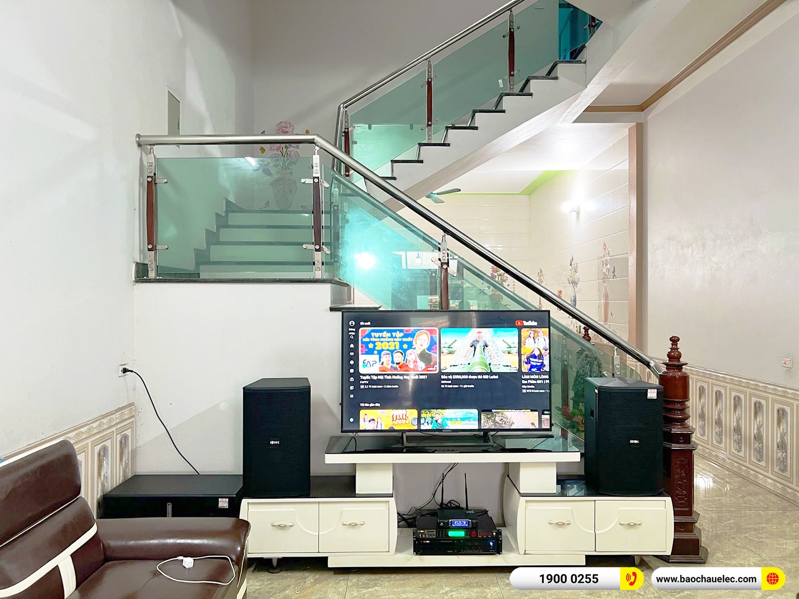 Lắp đặt d&agrave;n karaoke BIK hơn 47tr cho anh Đ&iacute;ch tại Hưng Y&ecirc;n (BIK BSP 412II, VM630A, BPR-5600, BJ-W66 Plus, VM300)