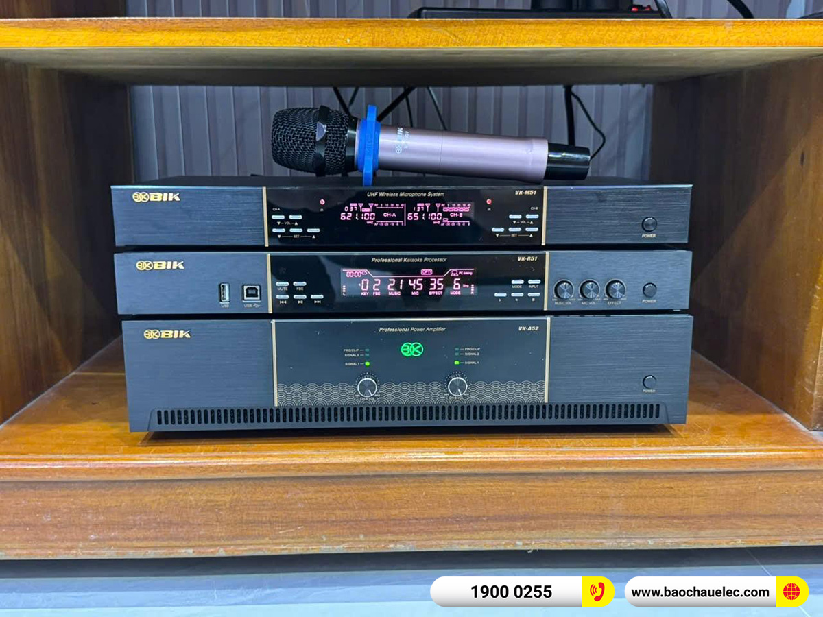 Lắp đặt dàn karaoke BIK hơn 47tr cho anh Diệp tại Đồng Nai