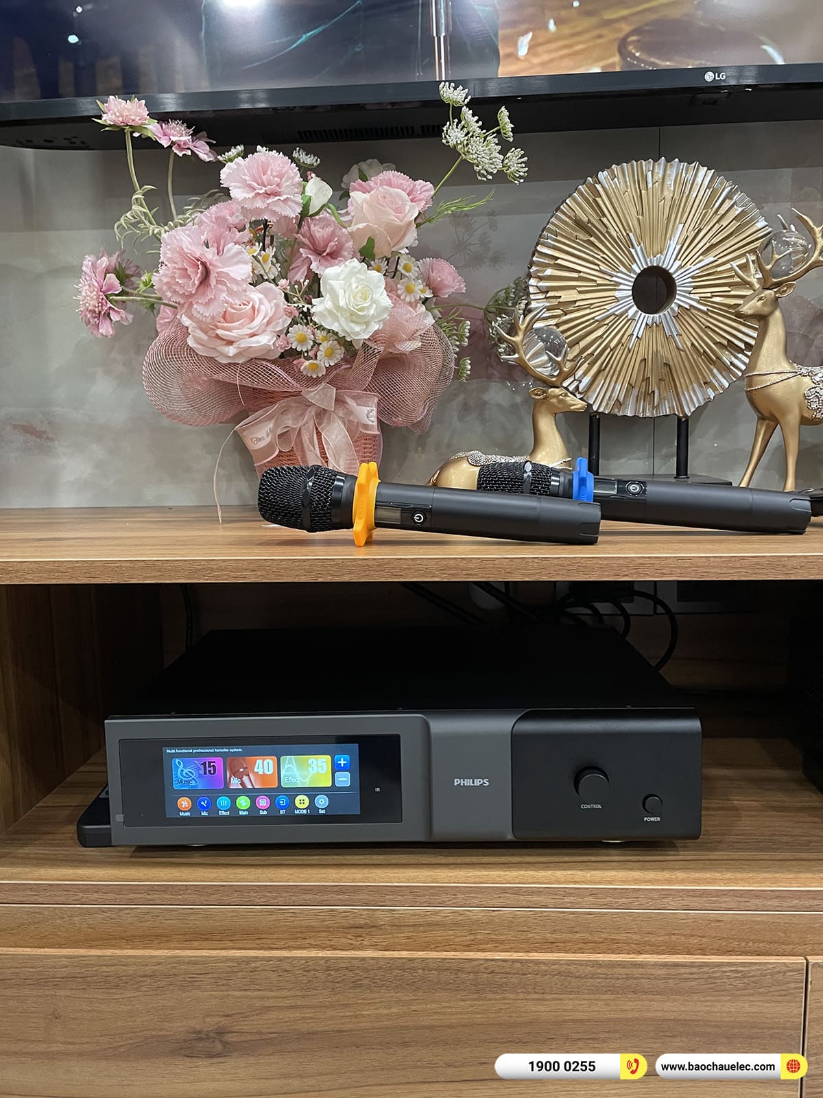 Lắp đặt d&agrave;n karaoke BIK gần 20tr cho anh Du tại H&agrave; Nội 
