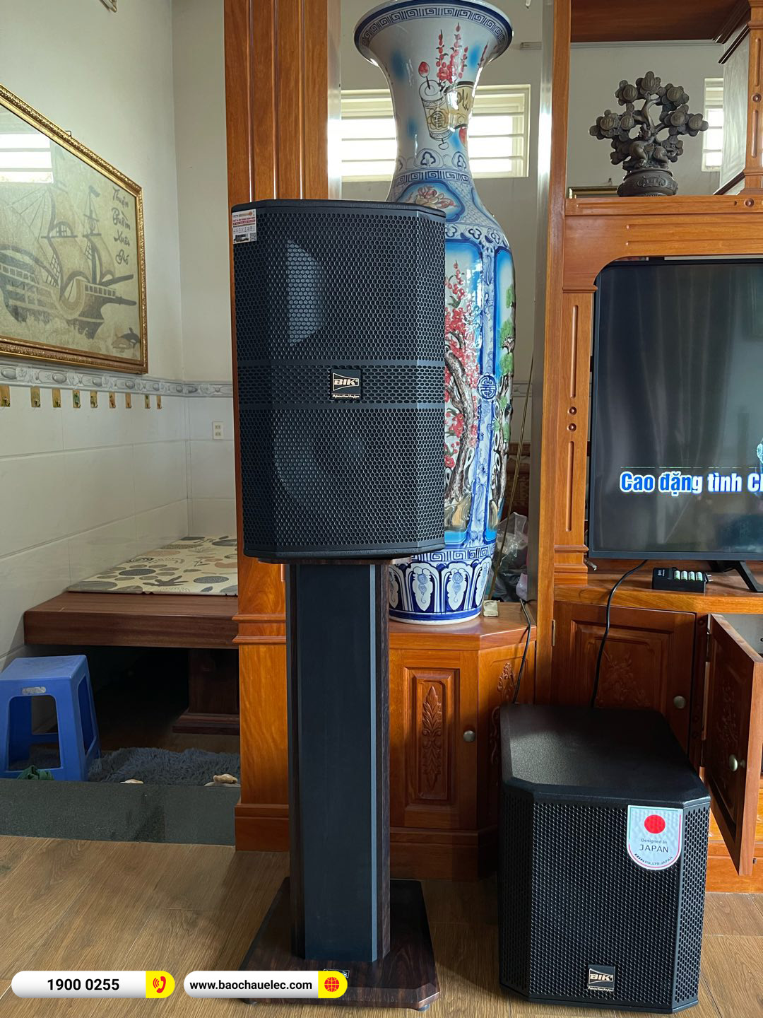 Lắp đặt d&agrave;n karaoke BIK hơn 40tr cho anh Đức tại Đồng Nai 