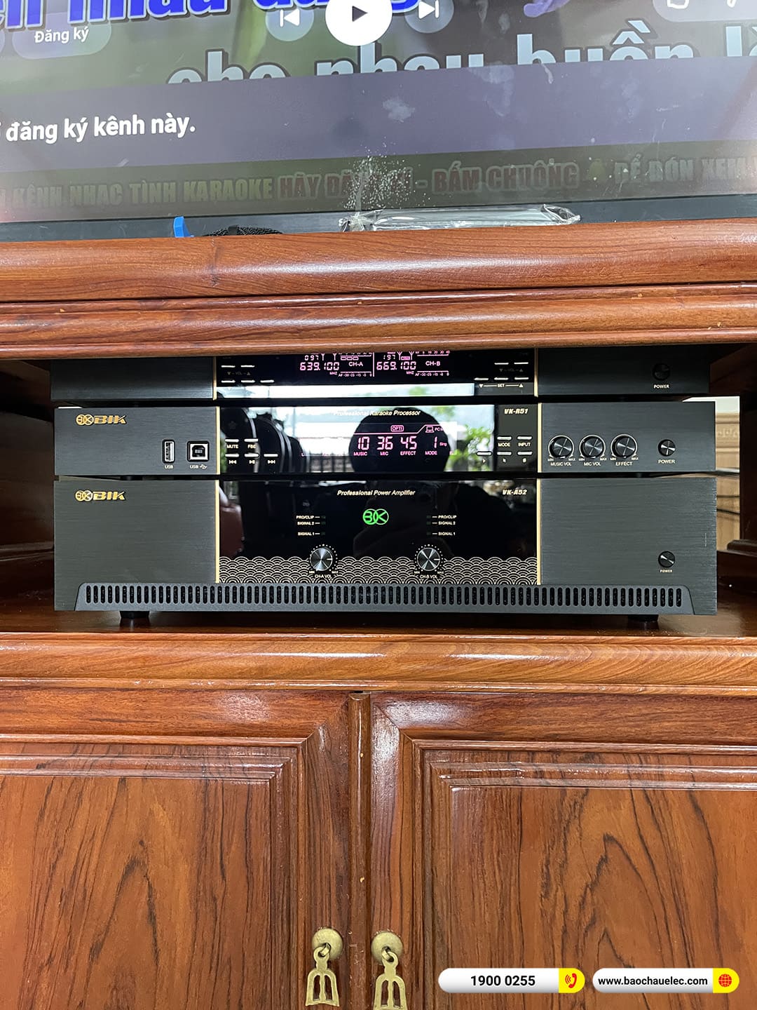 Lắp đặt d&agrave;n karaoke BIK hơn 40tr cho anh H&agrave; tại Ph&uacute; Thọ 