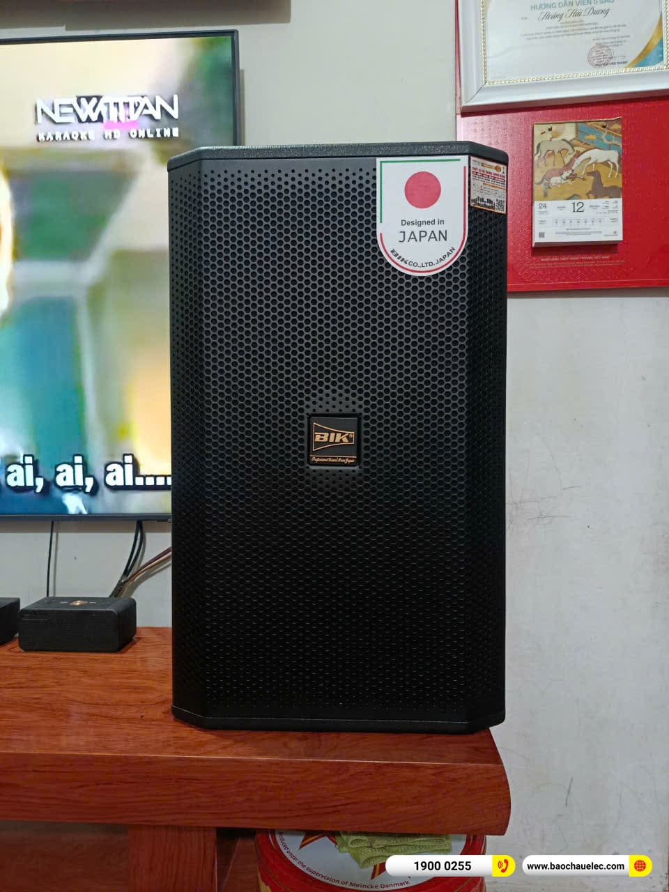 Lắp đặt d&agrave;n karaoke BIK hơn 30tr cho anh Hải tại H&agrave; Nội 