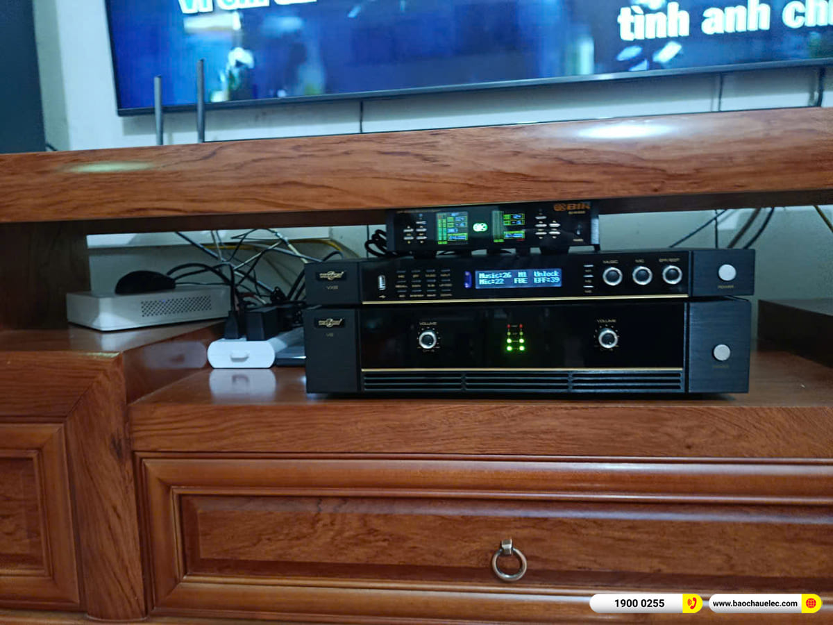 Lắp đặt d&agrave;n karaoke BIK hơn 30tr cho anh Hải tại H&agrave; Nội 