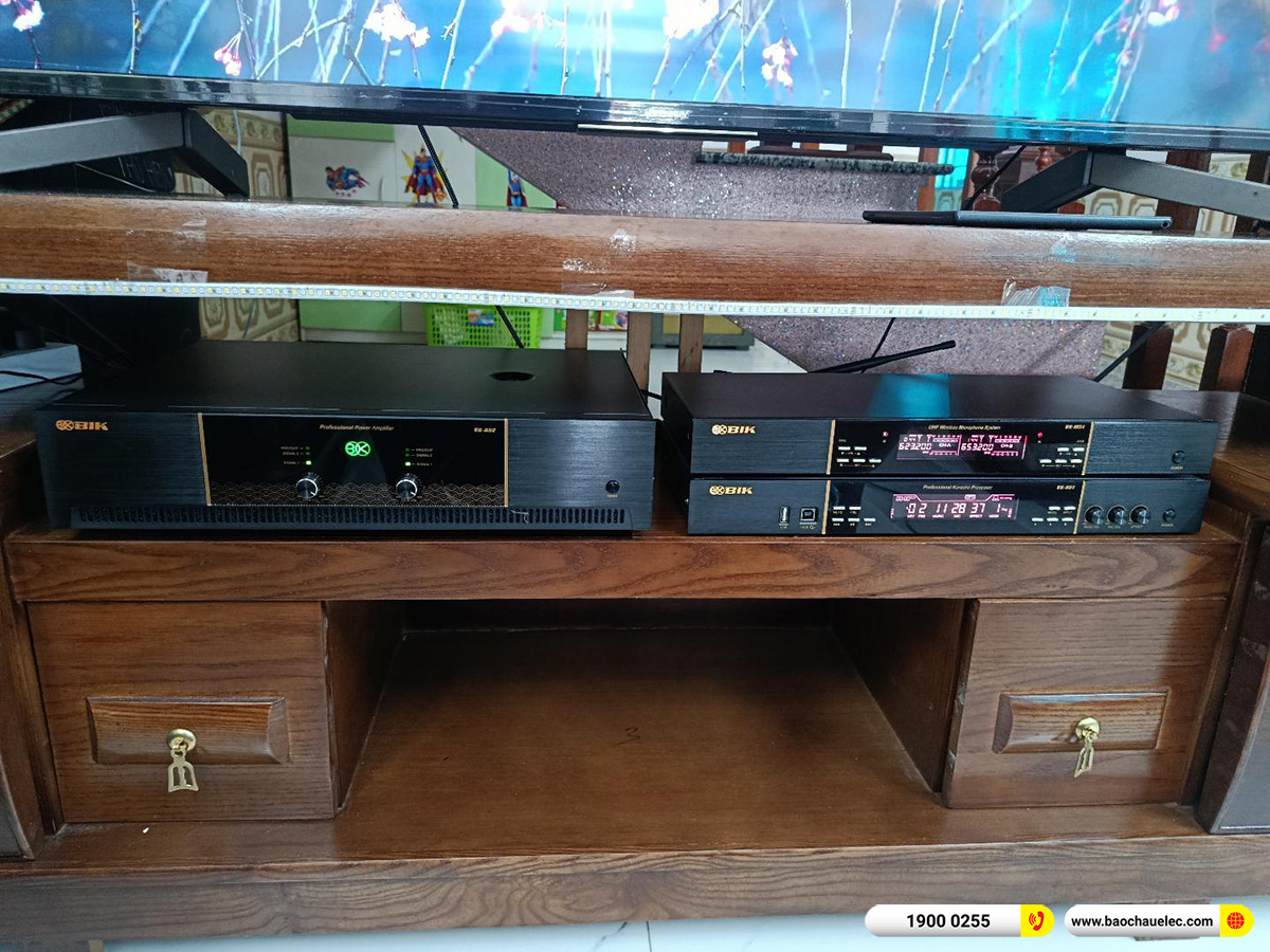 Lắp đặt d&agrave;n karaoke BIK hơn 40tr cho anh Ho&agrave;ng tại Hưng Y&ecirc;n 