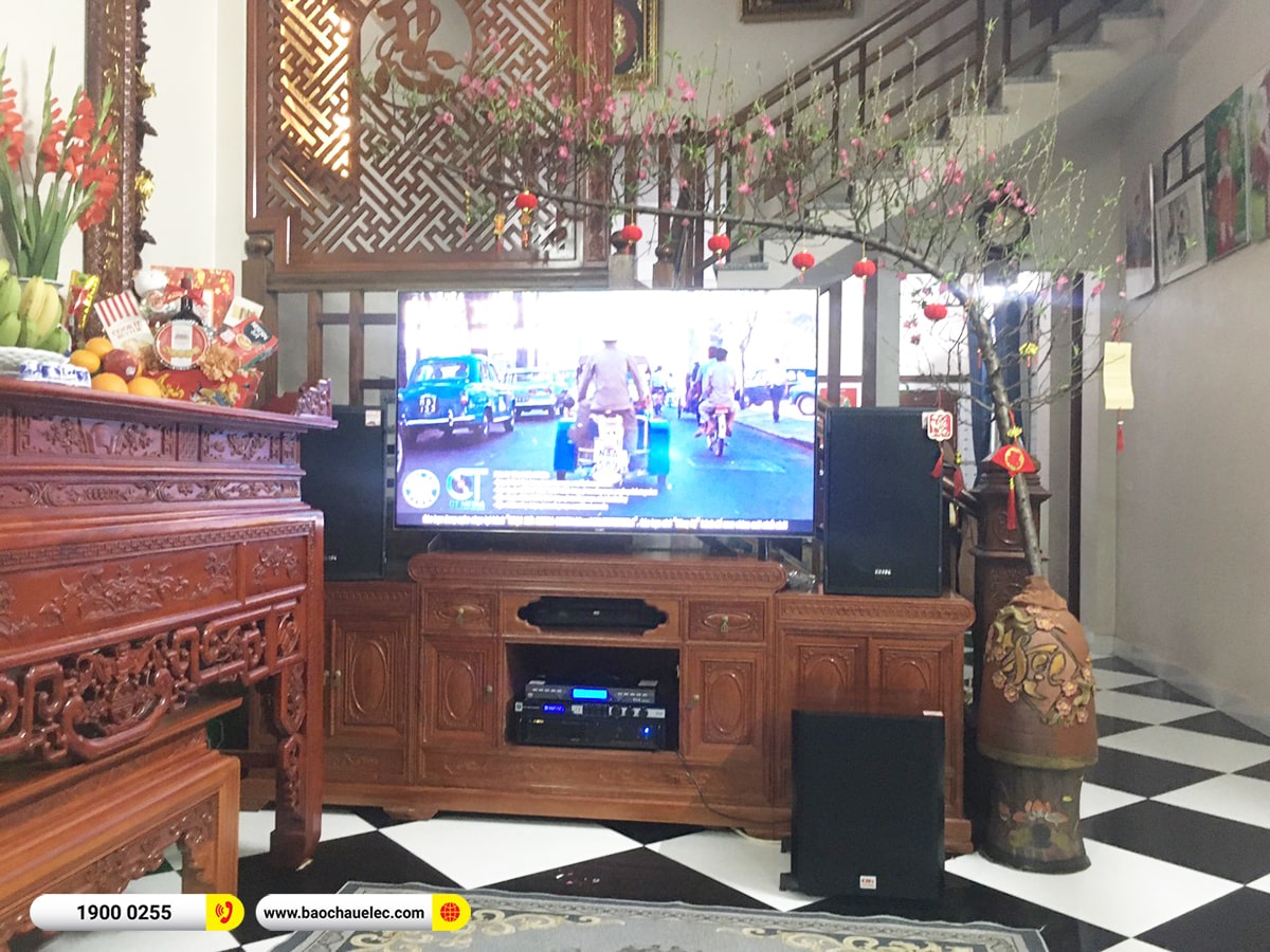 Lắp đặt d&agrave;n karaoke BIK hơn 38tr cho anh H&ugrave;ng tại Bắc Ninh (BIK CS-525, VM620A, KX180A, SW612C, U900 Plus X) 