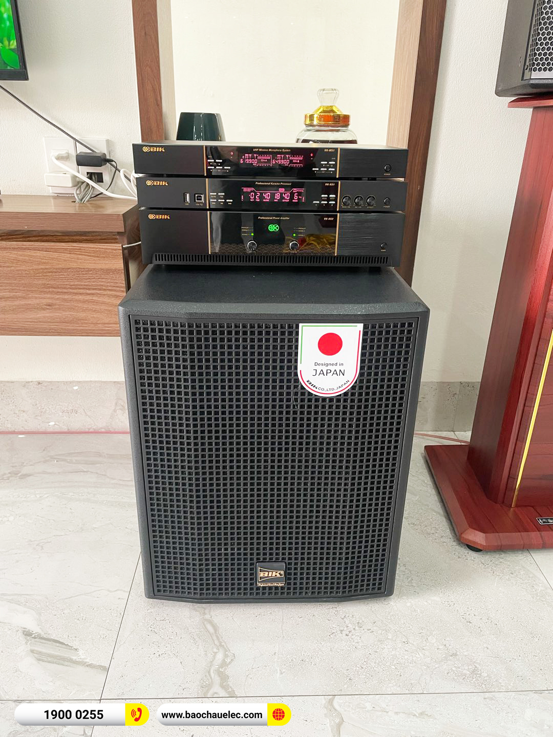 Lắp đặt d&agrave;n karaoke BIK gần 50tr cho anh Hưng tại Hưng Y&ecirc;n 