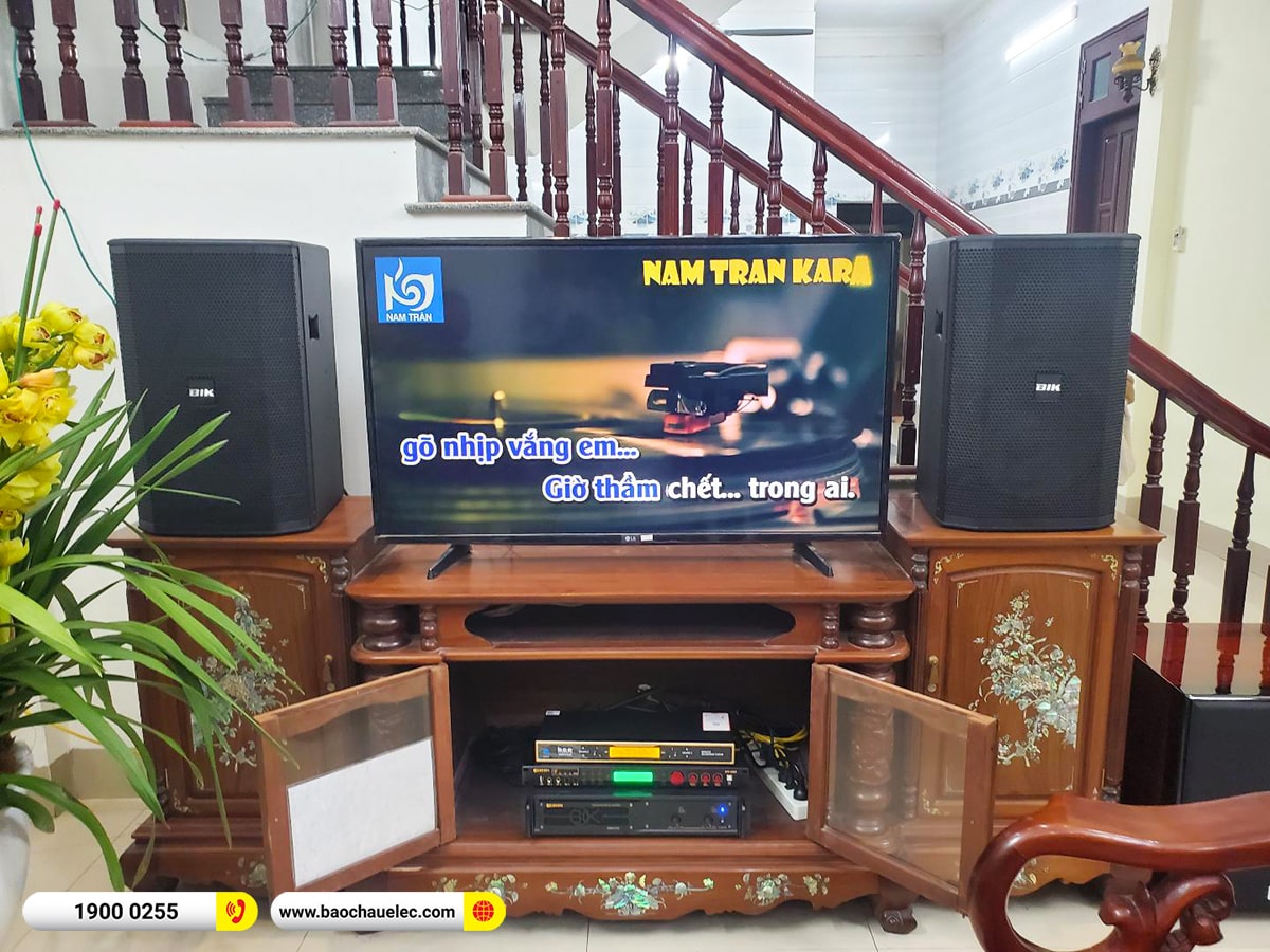 Lắp đặt dàn karaoke BIK hơn 44tr cho anh Huynh tại Hà Nội (BIK BSP 412II, VM820A, BPR-5600, SW815C, UGX12 Gold)