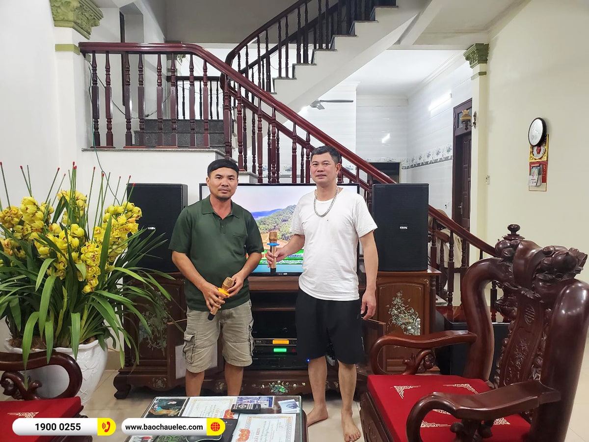 Lắp đặt dàn karaoke BIK hơn 44tr cho anh Huynh tại Hà Nội (BIK BSP 412II, VM820A, BPR-5600, SW815C, UGX12 Gold)