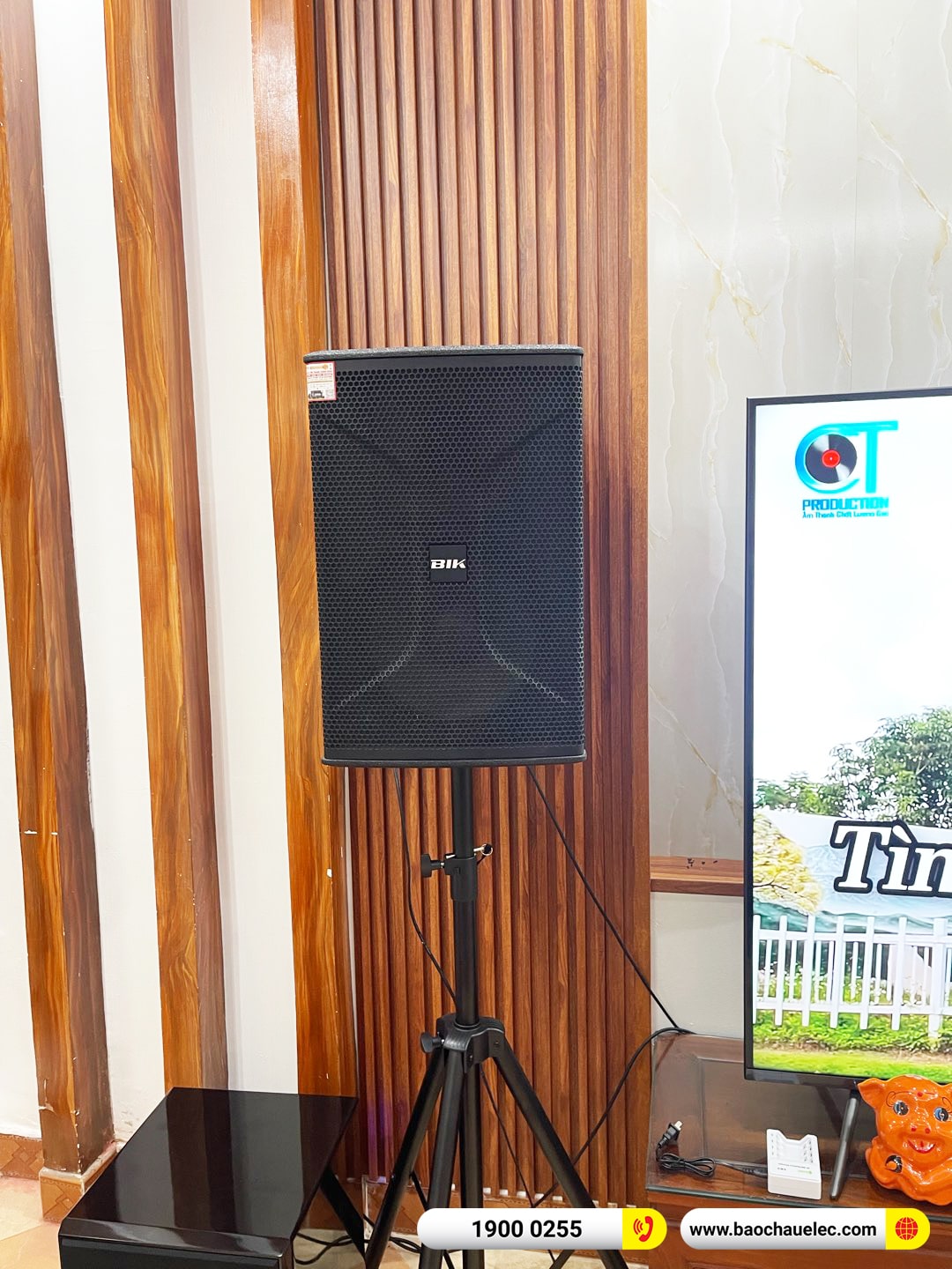 Lắp đặt d&agrave;n karaoke BIK hơn 47tr cho anh Kh&aacute;nh ở Vĩnh Ph&uacute;c (BIK BSP 812II, VM620A, BPR-8500, BJ-W25A, BJ-U600)
