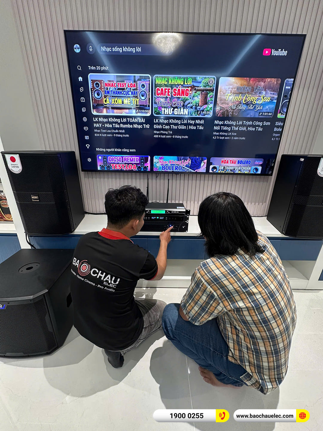 Lắp đặt dàn karaoke BIK hơn 57tr cho anh Linh tại Cần Thơ