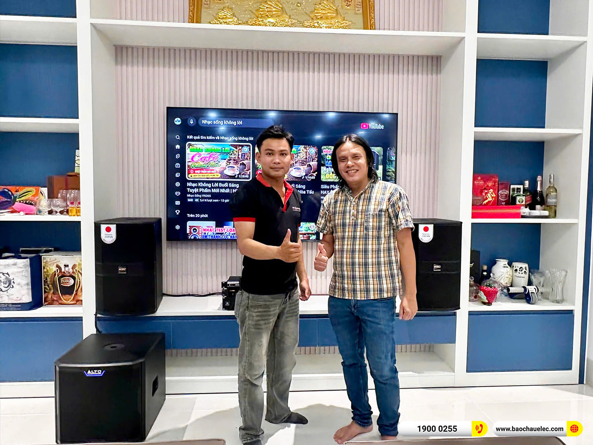 Lắp đặt dàn karaoke BIK hơn 57tr cho anh Linh tại Cần Thơ