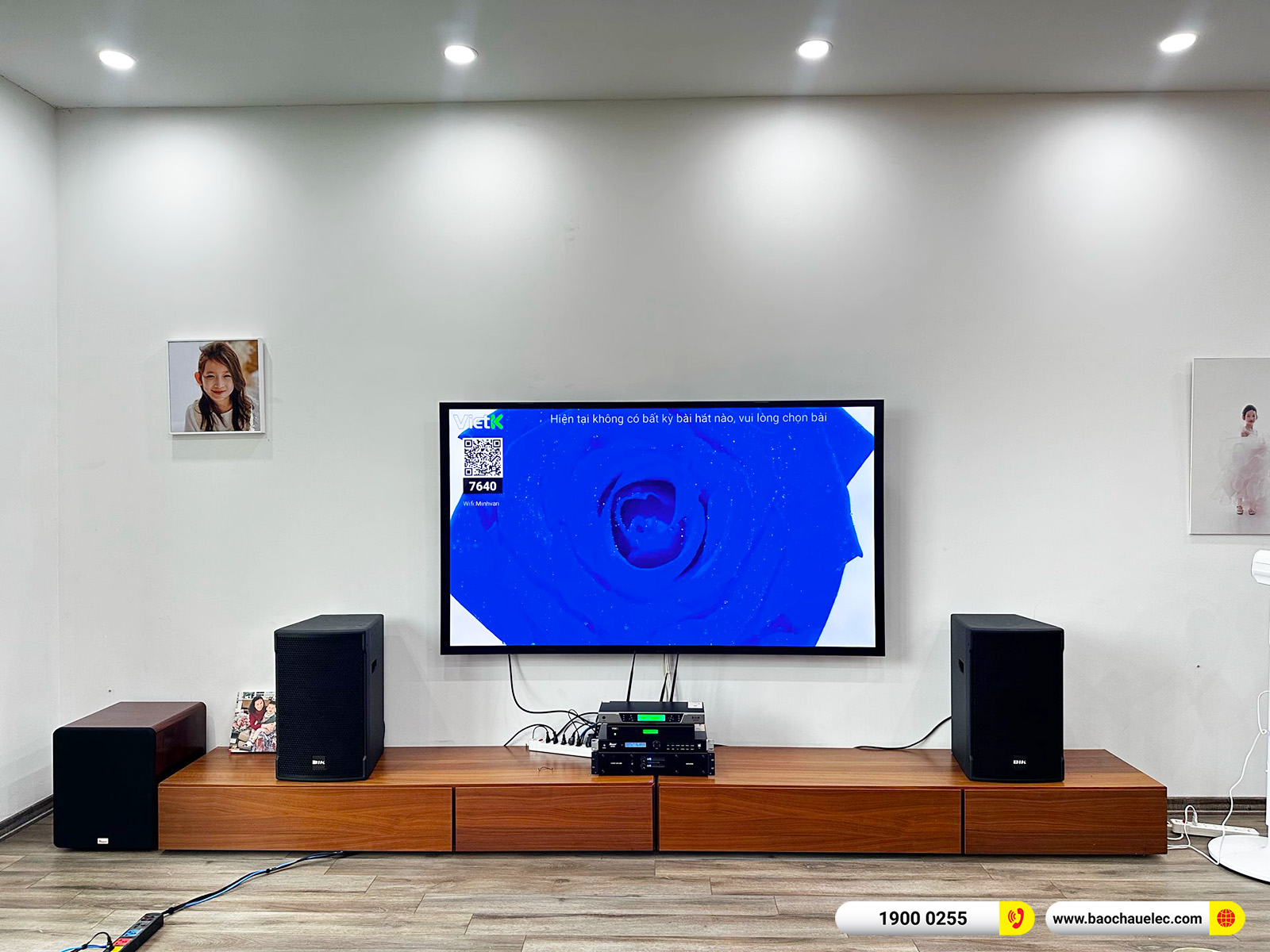 Lắp đặt d&agrave;n karaoke BIK hơn 49tr cho anh Linh tại H&agrave; Nội 