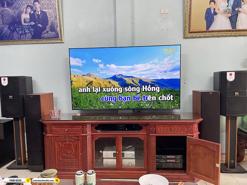 Lắp đặt dàn karaoke BIK hơn 40tr cho anh Mạnh tại Hải Dương