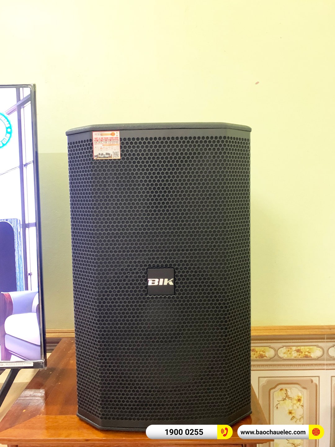 Lắp đặt d&agrave;n karaoke BIK hơn 37tr cho anh Nam tại H&agrave; Nội (BIK BSP 412II, Crown T5, X6 Luxury, BCE UGX12)