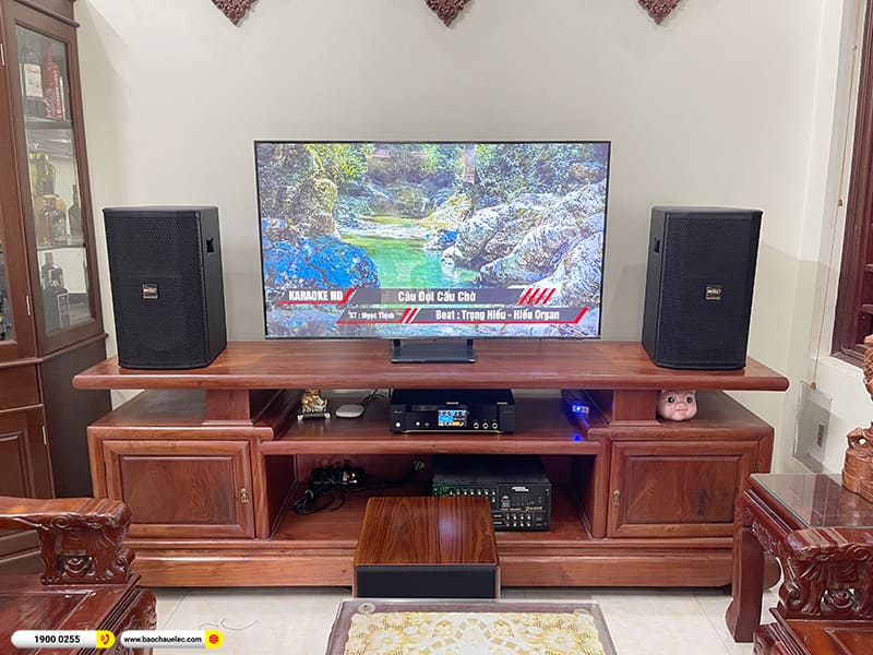Lắp đặt d&agrave;n karaoke BIK hơn 25tr cho anh Qu&acirc;n tại H&agrave; Nội 