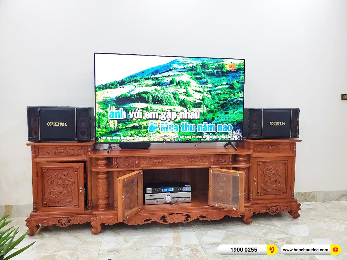 Lắp đặt d&agrave;n karaoke BIK hơn 19tr cho anh Quyền tại H&agrave; Nội (BIK BJ-S768, BKSound DP4500, BJ-U500)