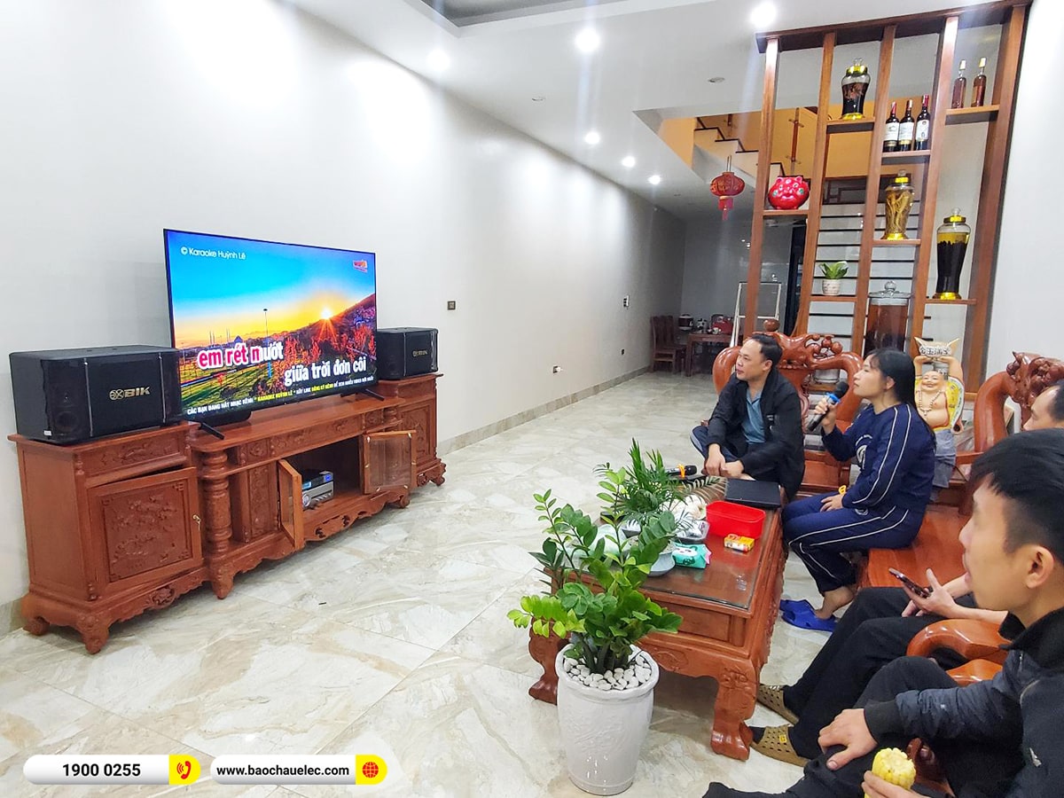 Lắp đặt d&agrave;n karaoke BIK hơn 19tr cho anh Quyền tại H&agrave; Nội (BIK BJ-S768, BKSound DP4500, BJ-U500)