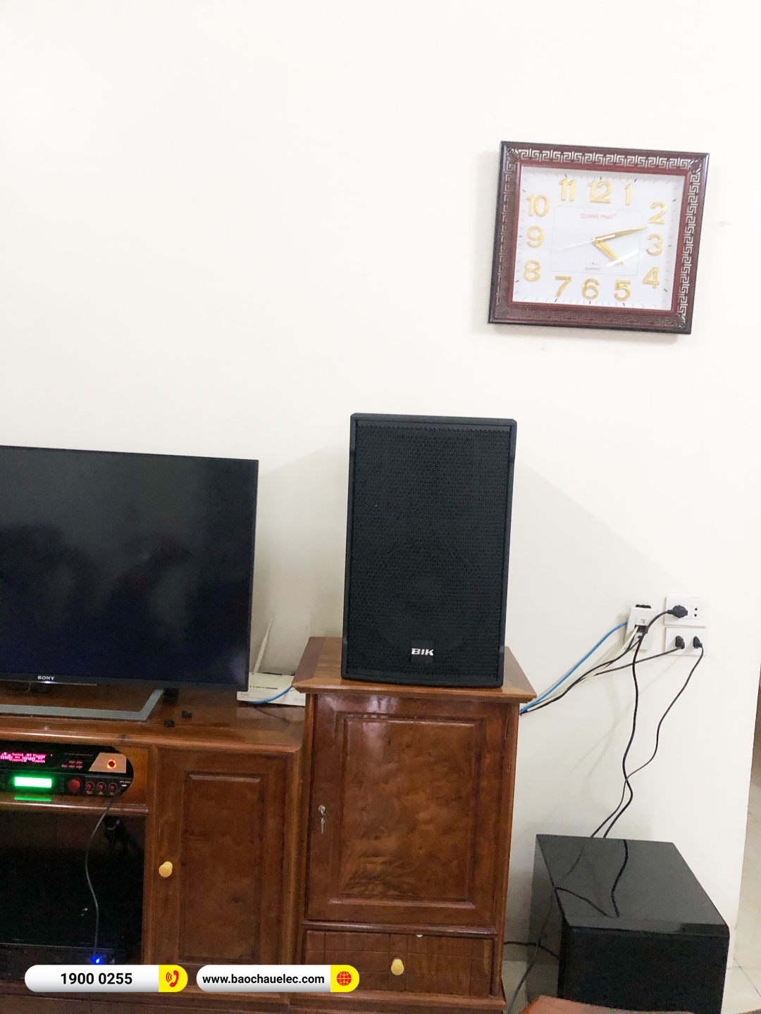 Lắp đặt d&agrave;n karaoke BIK hơn 42tr cho anh Th&agrave;nh tại H&agrave; Nội