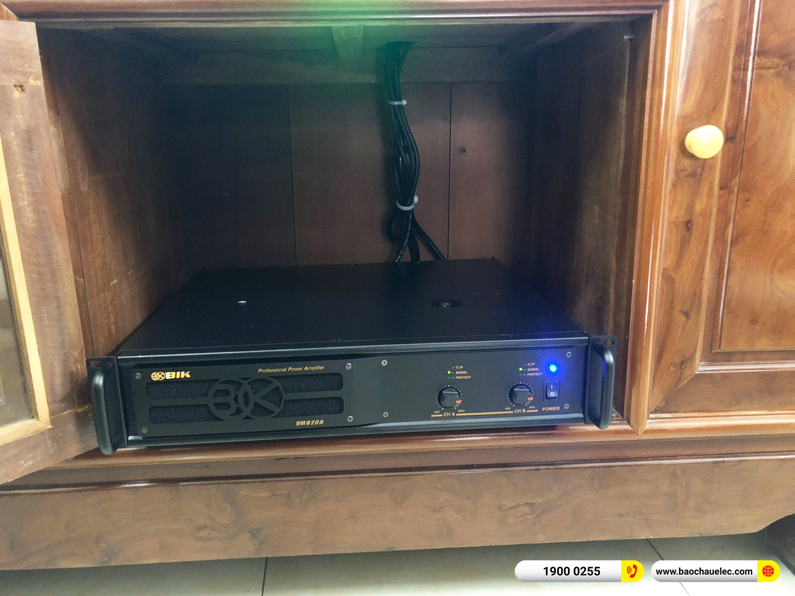 Lắp đặt d&agrave;n karaoke BIK hơn 42tr cho anh Th&agrave;nh tại H&agrave; Nội