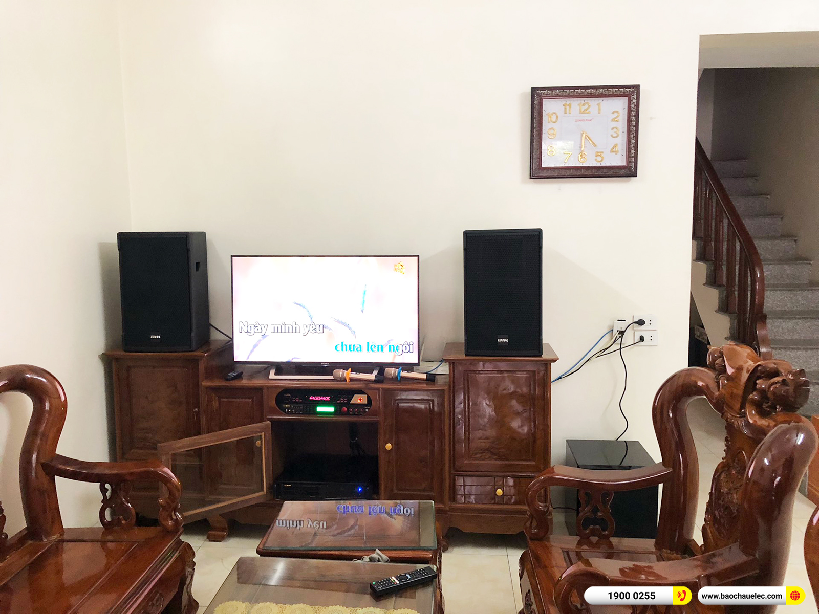 Lắp đặt d&agrave;n karaoke BIK hơn 42tr cho anh Th&agrave;nh tại H&agrave; Nội