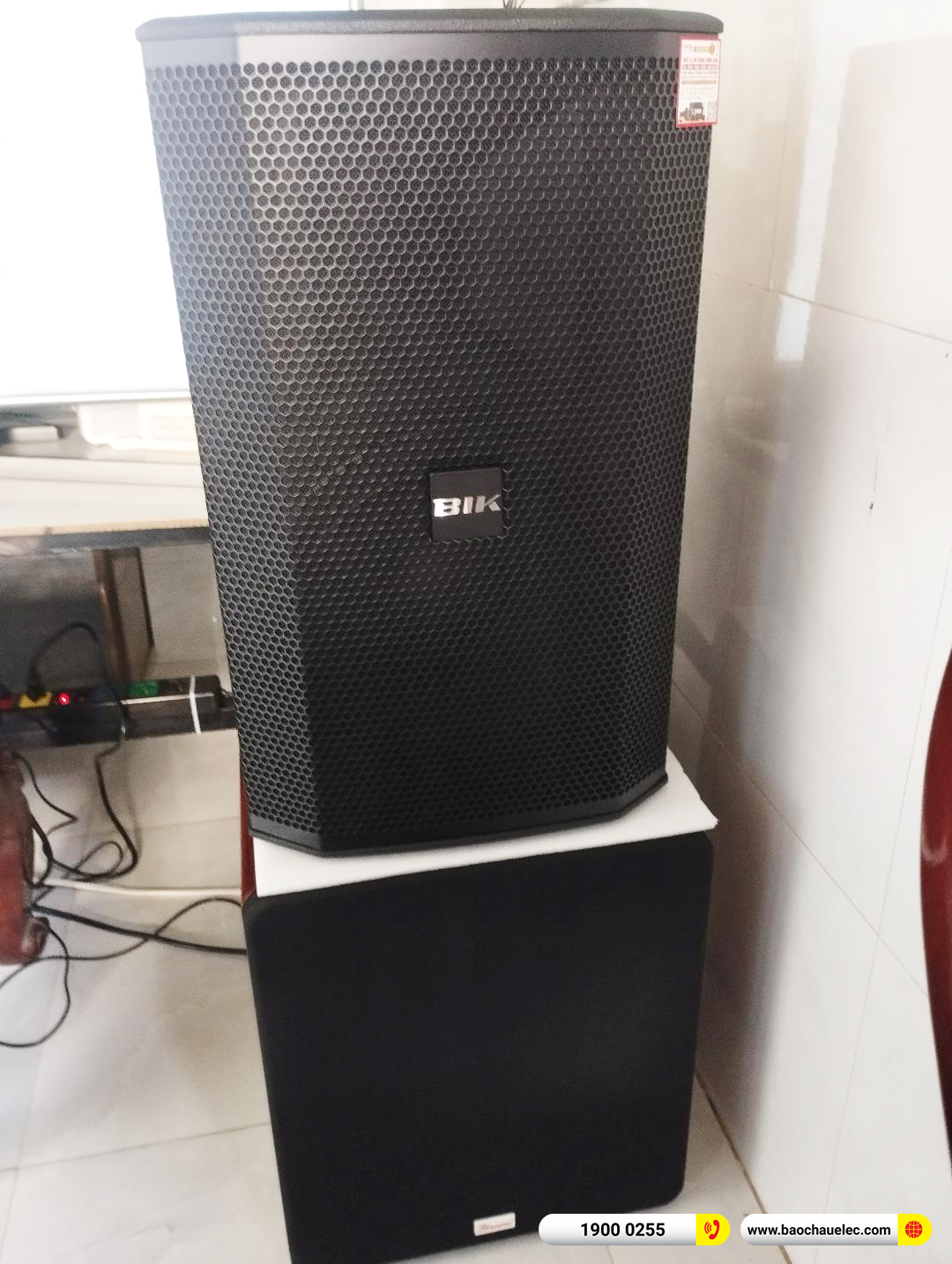 Lắp đặt d&agrave;n karaoke BIK hơn 32tr cho anh Thọ tại B&igrave;nh Dương