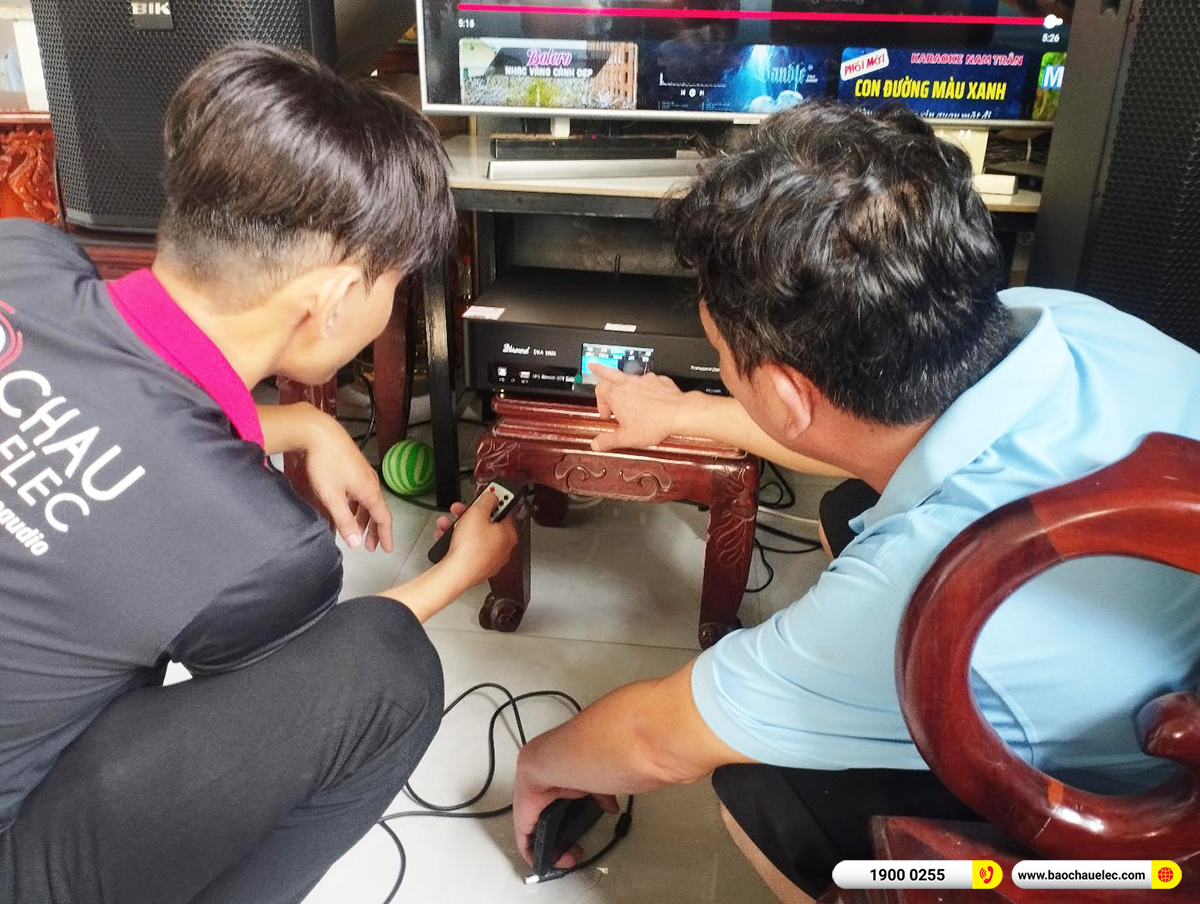Lắp đặt d&agrave;n karaoke BIK hơn 32tr cho anh Thọ tại B&igrave;nh Dương