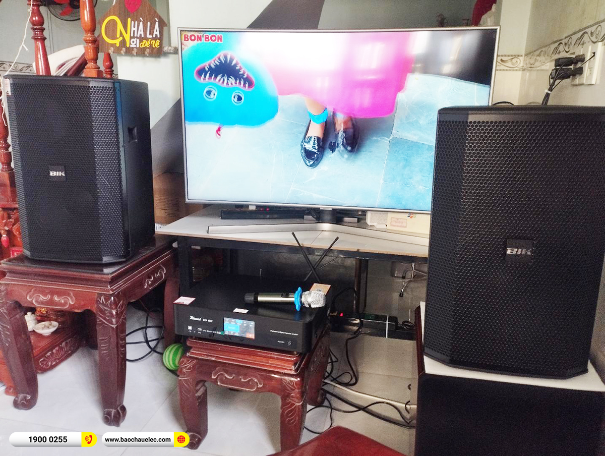 Lắp đặt d&agrave;n karaoke BIK hơn 32tr cho anh Thọ tại B&igrave;nh Dương