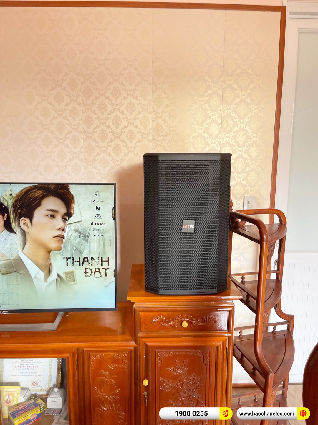 Lắp đặt d&agrave;n karaoke BIK hơn 47tr cho anh Thức tại Hải Ph&ograve;ng (BIK BSP 412II, VM630A, BPR-5600, BJ-W35, BJ-U600) 