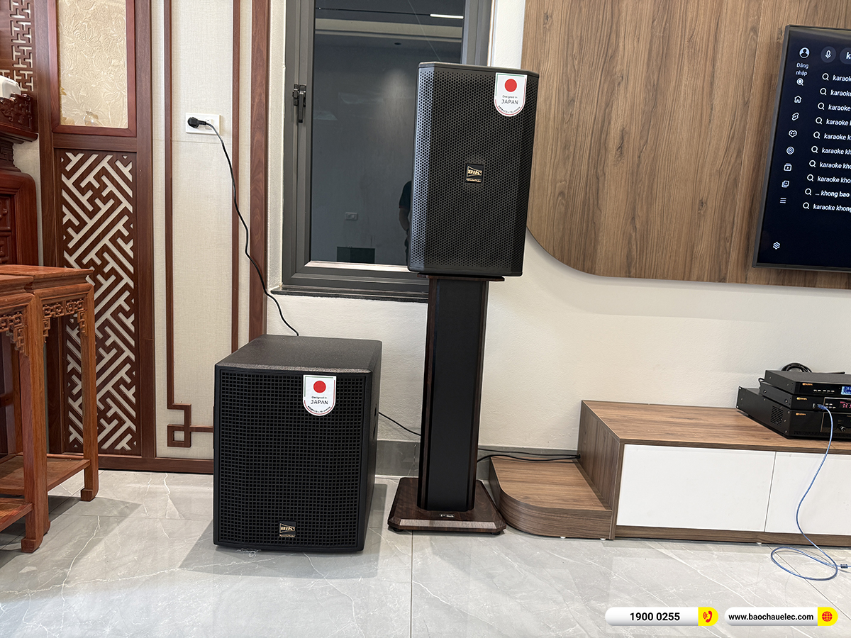 Lắp đặt dàn karaoke BIK hơn 50tr cho anh Tiến tại Thái Nguyên