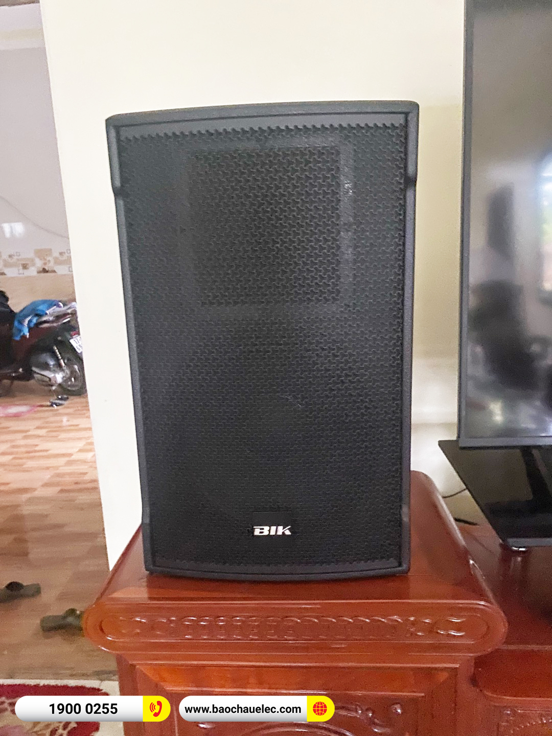 Lắp đặt dàn karaoke BIK hơn 25tr cho anh Tin tại Thái Bình (BIK CS-525, Denon Pro-DP 1600)
